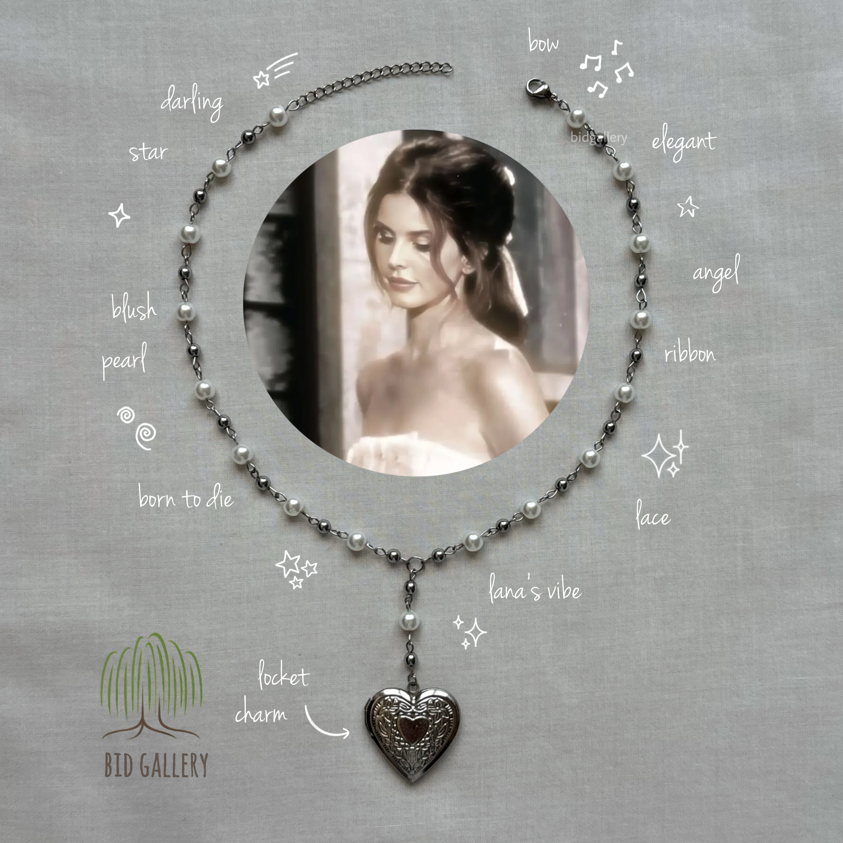 گردنبند secret heart پینترستی